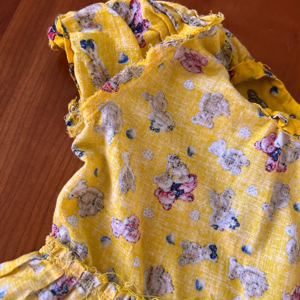 Handmade toddler Teddy Bear dress 2T - Picture 8 of 9